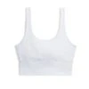 Longline Scoop Bra - White(Longline Scoop Bra White)